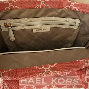 Michael Kors Red and Gray Women's Bag